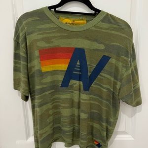 Aviator Nation Camo Boyfriend Tee